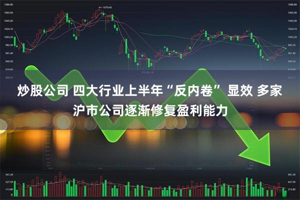 炒股公司 四大行业上半年“反内卷” 显效 多家沪市公司逐渐修复盈利能力